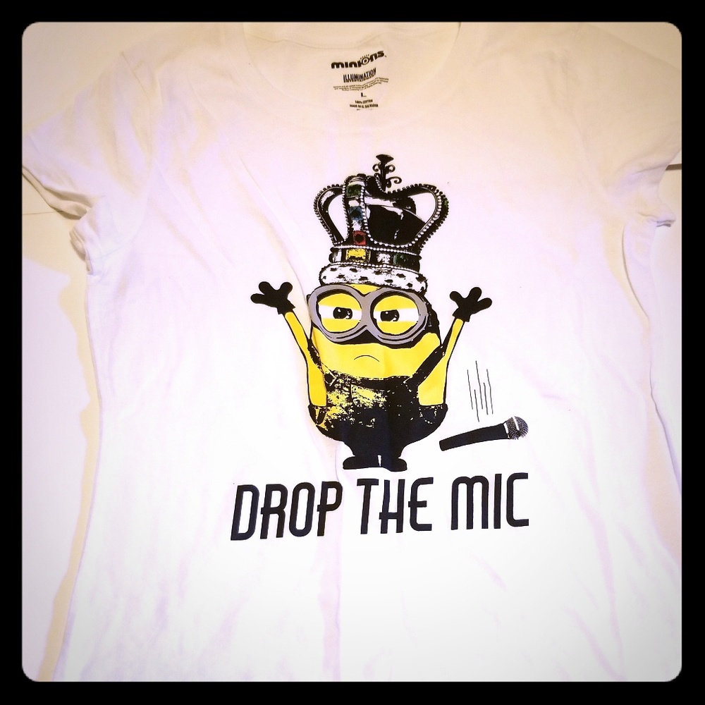 minions tee shirt size L